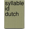 Syllable id dutch by Trommelen