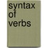 Syntax of verbs