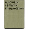 Automatic semantic interpretation by Bakel