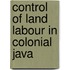 Control of land labour in colonial java