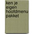 Ken je eigen hoofdmenu pakket