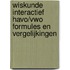 Wiskunde Interactief havo/vwo formules en vergelijkingen