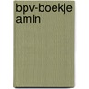 BPV-boekje AMLN door Onbekend