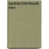 Opdrachtenboek nen door Onbekend