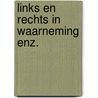 Links en rechts in waarneming enz. by Zwaan