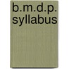 B.m.d.p. syllabus door Vroemen