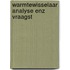 Warmtewisselaar analyse enz vraagst