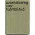 Automatisering voor ha5/hb5/hc5