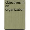 Objectives in an organization door Onbekend