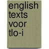 English texts voor tlo-i door Barelds