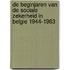 De beginjaren van de sociale zekerheid in Belgie 1944-1963