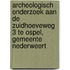 Archeologisch onderzoek aan de Zuidhoeveweg 3 te Ospel, gemeente Nederweert