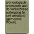 Archeologisch onderzoek aan de Winkelzeese watergang te Sint-Annaland (gemeente Tholen).