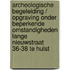 Archeologische begeleiding / opgraving onder beperkende omstandigheden Lange Nieuwstraat 36-38 te Hulst
