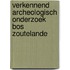 Verkennend archeologisch onderzoek Bos Zoutelande