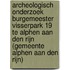 Archeologisch onderzoek Burgemeester Visserpark 19 te Alphen aan den Rijn (gemeente Alphen aan den Rijn)