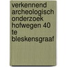 Verkennend archeologisch onderzoek Hofwegen 40 te Bleskensgraaf door N.J.W. van der Feest