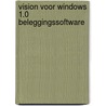 Vision voor windows 1.0 beleggingssoftware door Onbekend