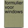 Formulier voor Windows by Unknown
