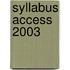 Syllabus Access 2003