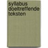 Syllabus Doeltreffende Teksten