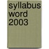Syllabus Word 2003