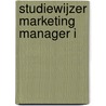 Studiewijzer marketing manager I by Unknown