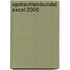 Opdrachtenbundel Excel 2000