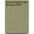 Opdrachtenbundel Access 2000