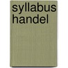 Syllabus handel door K. de Laat