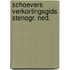 Schoevers verkortingsgids stenogr. ned.