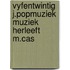 Vyfentwintig j.popmuziek muziek herleeft m.cas