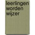 Leerlingen worden wijzer