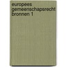 Europees gemeenschapsrecht bronnen 1 door Maresceau