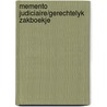 Memento judiciaire/gerechtelyk zakboekje door Onbekend
