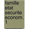 Famille etat securite econom. 1 door Meulders Klein