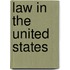 Law in the united states