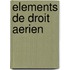 Elements de droit aerien