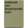 Wetboek van koophandel toev. by Ronse