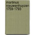 Martinus Nieuwenhuyzen 1759-1793