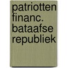 Patriotten financ. bataafse republiek door Fritschy