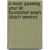 E-Book: Passing your ITIL Foundation Exam (dutch version)