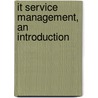 IT Service Management, an introduction door Jan van Bon