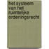 Het systeem van het ruimtelijke ordeningsrecht