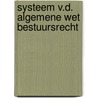 Systeem v.d. algemene wet bestuursrecht by Verhey