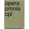 Opera omnia cpl door Ruusbroec