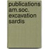 Publications am.soc. excavation sardis