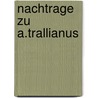Nachtrage zu a.trallianus by Alexander Trallianus