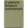 In platonis timaeum commentarii by Proclus