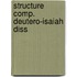 Structure comp. deutero-isaiah diss